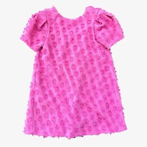 Zara Kids Soft Collection Pink Textured Dress 9